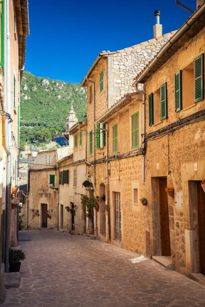 istock stone street in village Valldemossa 1071345996