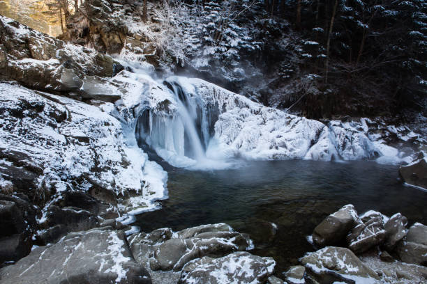 istock Waterfall Kameneckiy in the Carpathian mountains 1071348904