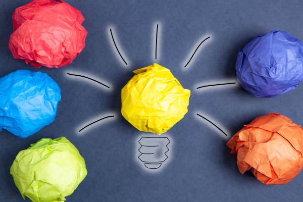 istock paper lamp and idea 1071350994