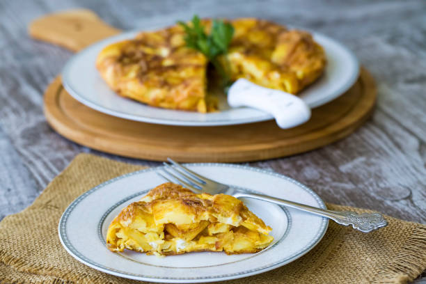 istock Delicious Turkish foods; fried eggs with potatoes. 1071359564