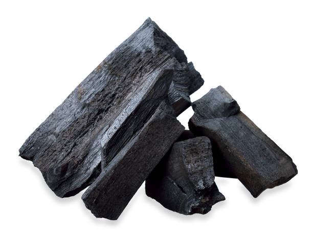 istock Charcoal isolated on white with clipping path 1071362844