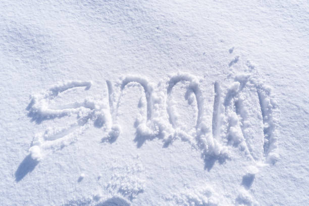istock Handwriting of Snow text 1071368594