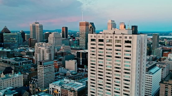 Panoramic view of urban city