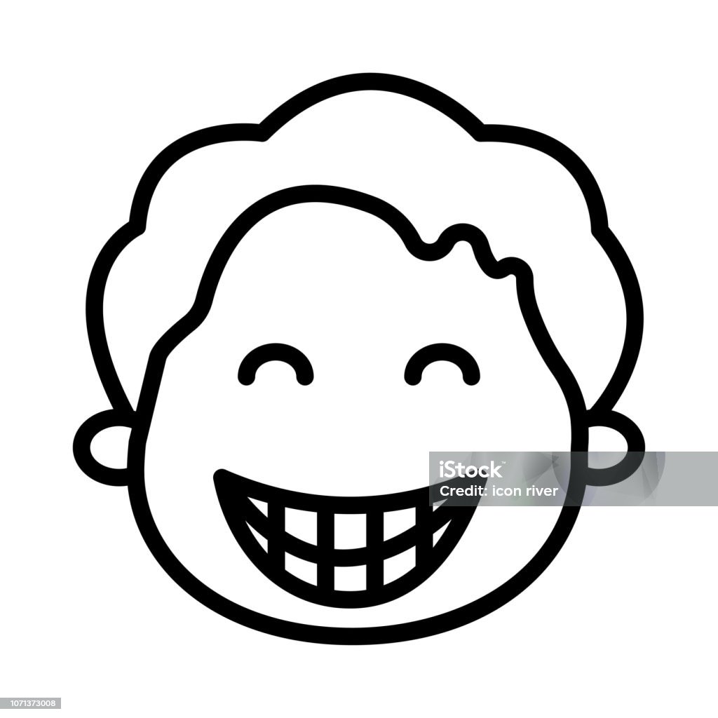 Khuôn Mặt Cười Tươi Mỉm Cười Hình minh họa Sẵn có - Tải xuống Hình ...