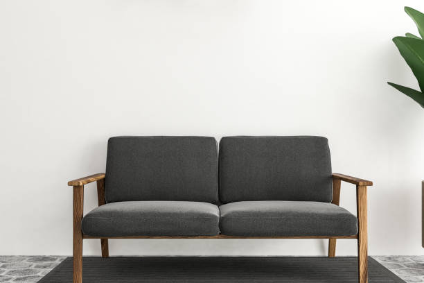 istock White living room interior, grey sofa 1071385774