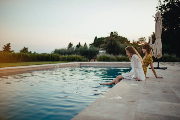 istock Two Young Girls Relaxing 1071389382
