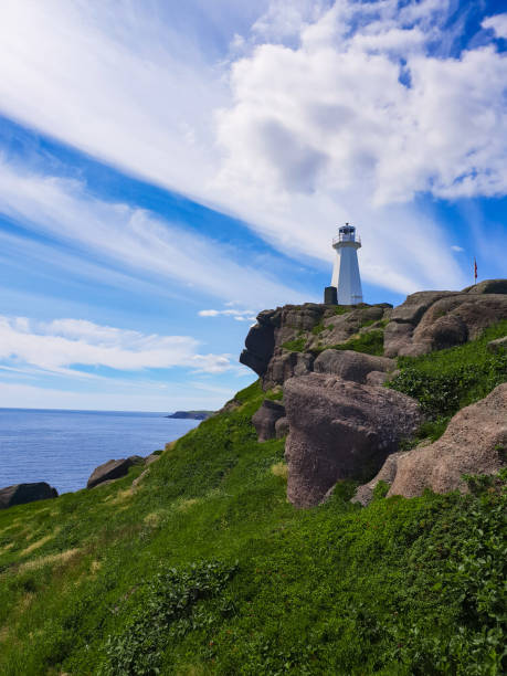 istock Lighthouse on top of the hill 1071393644