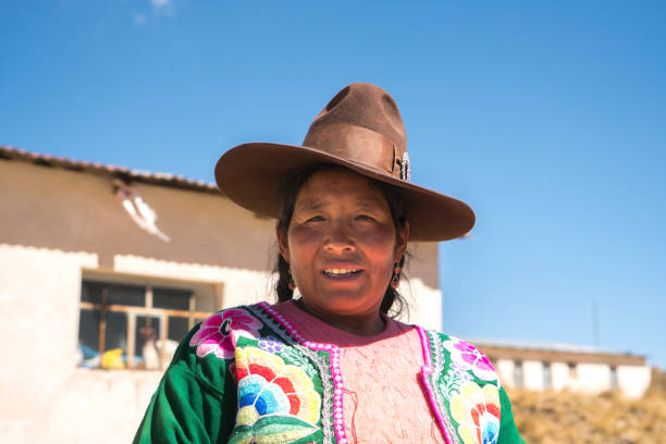 istock Peruvian Woman Portrait 1071393960