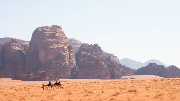 istock Camels Wadi Rum Landscape Jordan 1071396362