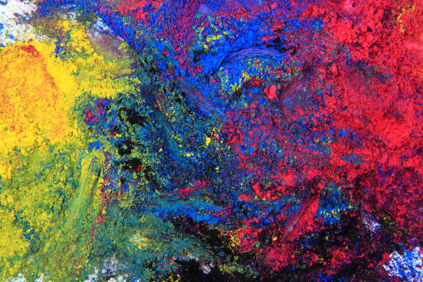 istock cmyk toner powder (cyan, magenta, yellow, black) 1071400238