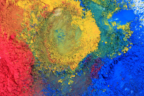istock cmyk toner powder (cyan, magenta, yellow, black) 1071400264