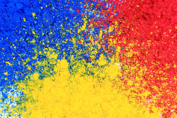 istock cmyk toner powder (cyan, magenta, yellow, black) 1071400272