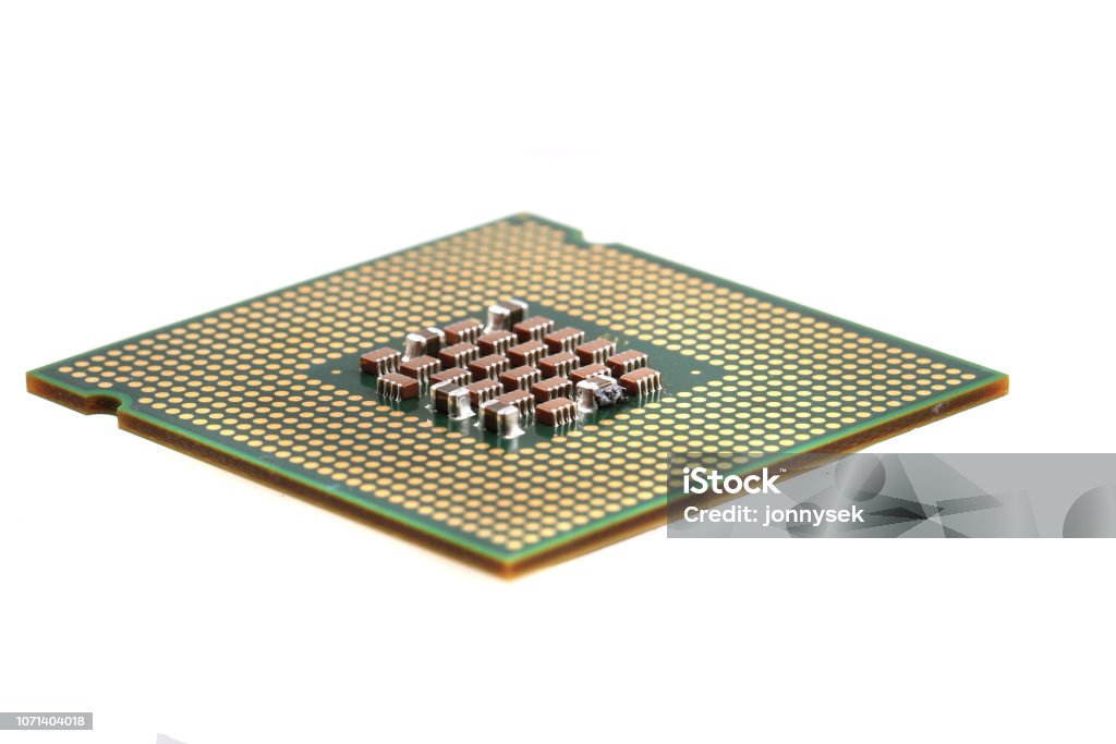 Computer Chip Stock Photo Computer Chip Isolated Stock Photo - Download Image Now - Backgrounds ...