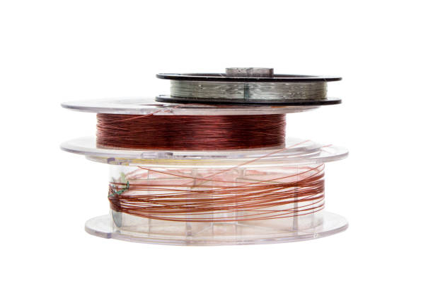 istock Fishing line isolated on white 1071404510