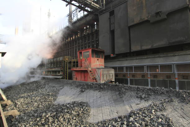 istock Iron and Steel factory 1071414766