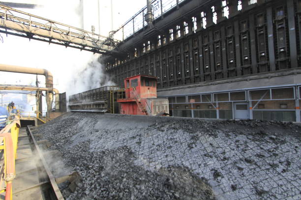 istock Iron and Steel factory 1071417210