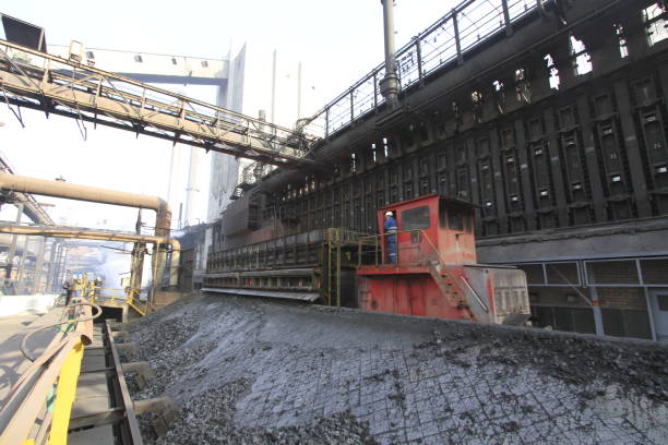 istock Iron and Steel factory 1071423224