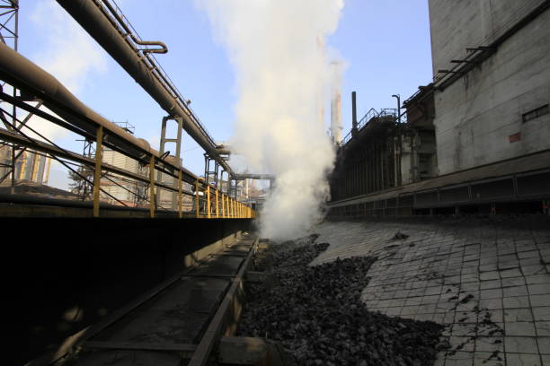 istock Iron and Steel factory 1071426738