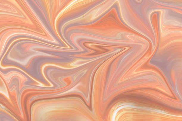 istock Liquify Abstract Pattern With Pink, LightSalmon, LightPink And Coral Graphics Color Art Form. Digital Background With Liquifying Flow. 1071430812
