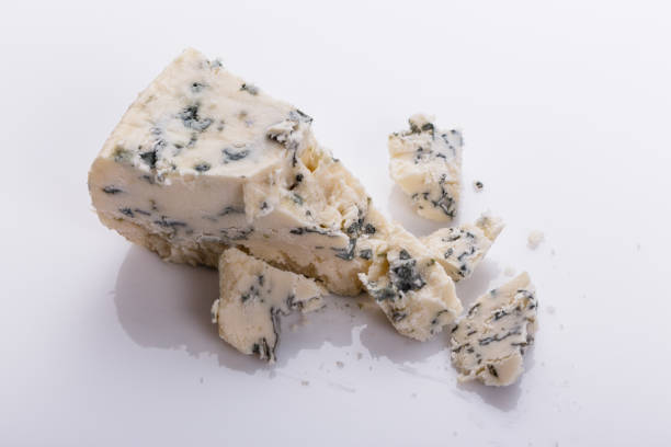 istock delicious blue cheese on a white background 1071430858
