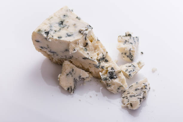 istock delicious blue cheese on a white background 1071431060