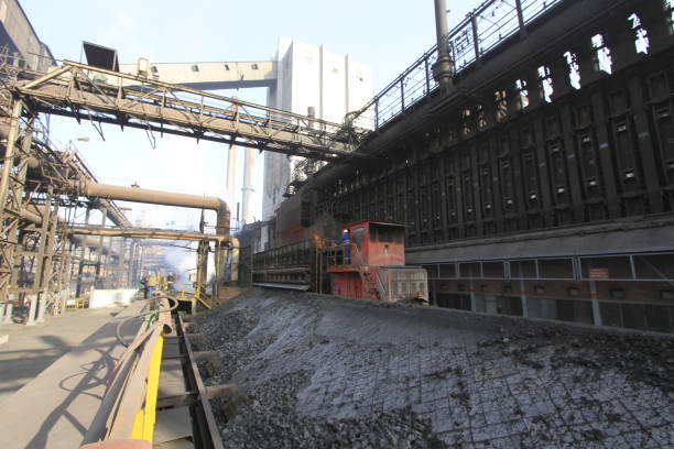 istock Iron and Steel factory 1071436020