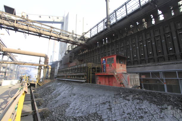 istock Iron and Steel factory 1071436280