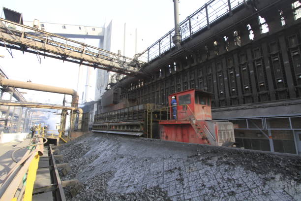 istock Iron and Steel factory 1071440164