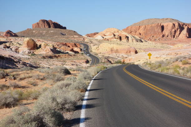 istock Desert Road in USA 1071444240