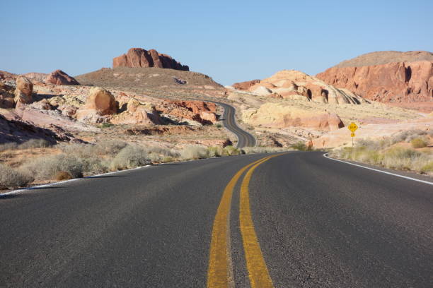 istock Desert Road in USA 1071444338