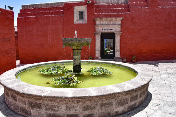 monastero di santa catalina & convento, arequipa, perù - santa catalina monastery foto e immagini stock