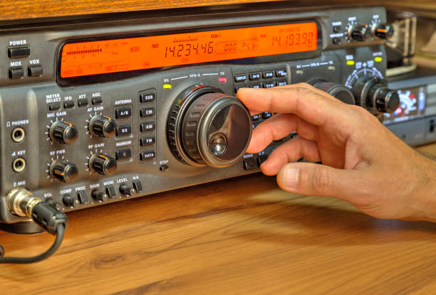 istock Modern high frequency radio amateur transceiver 1071451834