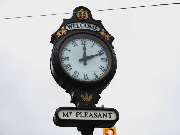 istock Main Street Vancouver BC Mount Pleasant Clock 1071455676