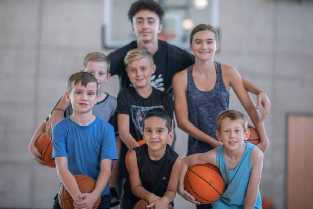 istock Kids in the gym 1071462996