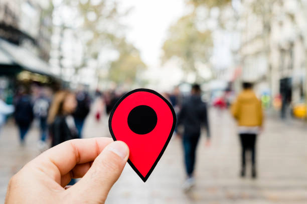 istock man with a red marker in Las Ramblas, Barcelona 1071467334