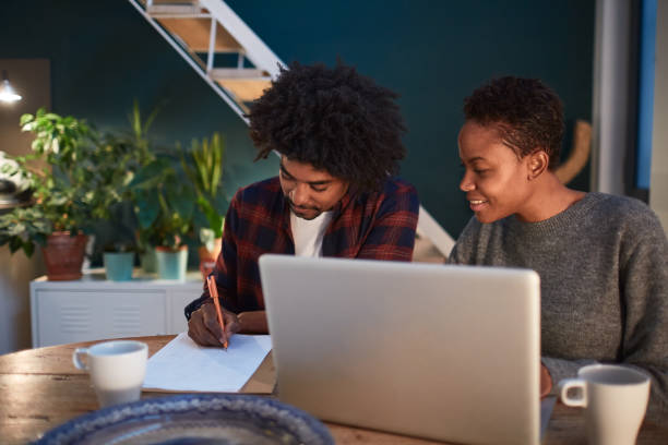 istock Family finance working from home. 1071471226