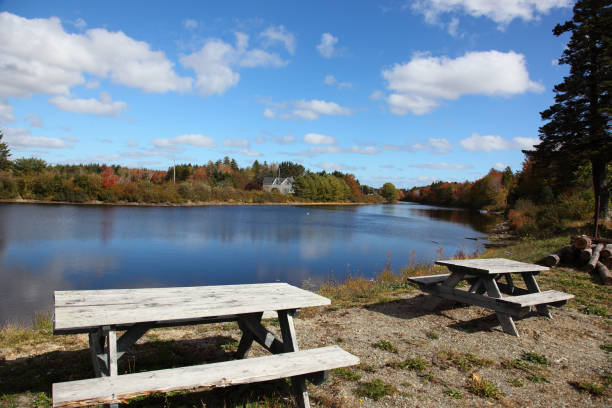 istock Scenic fall view located in Bangor area, Nova Scotia, Canada 1071474814