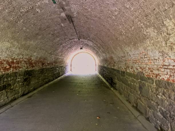 istock Light at the end of the tunnel 1071478056