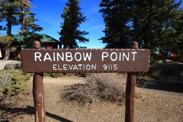 istock Rainbow Point Sign at Bryce Canyon National Park, Utah-USA 1071484580