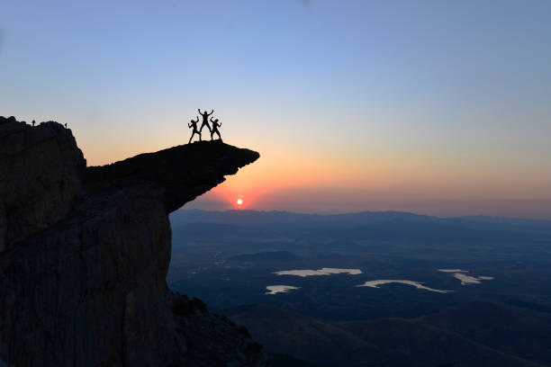 istock happiness show of successful climbers 1071488040