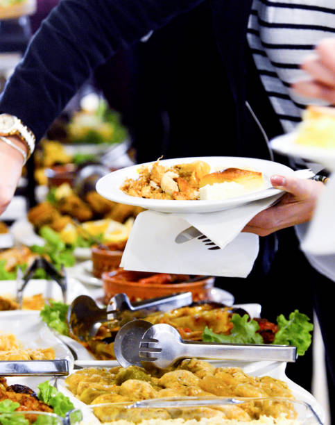 istock various catering and party food on a table ready to eat 1071488828
