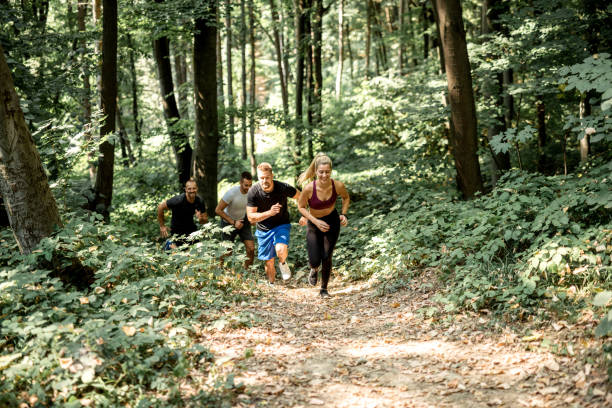 istock Friends running in the nature 1071490132