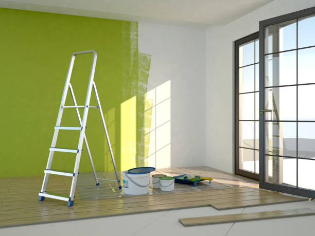 istock Repair in the room, green wall 1071492304