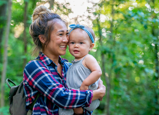 istock Hiking with baby 1071492602