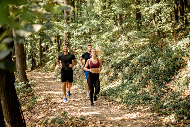 istock Friends running in the nature 1071492626