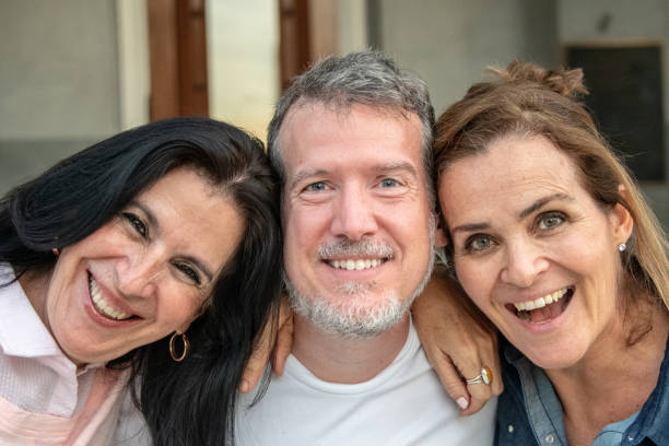 istock Mature coworkers posing together 1071500558