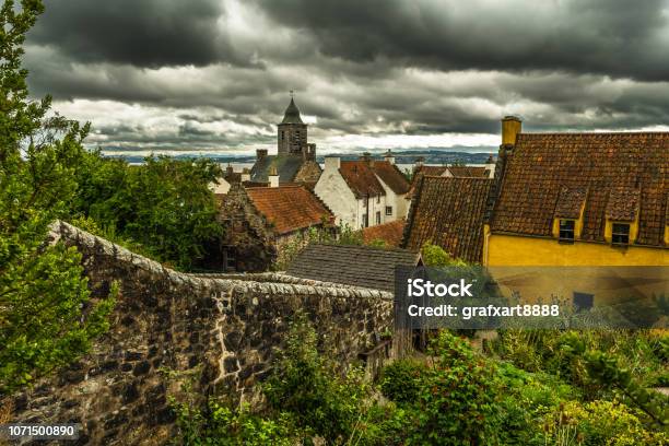 City Of Culross With Culross Palace And Garden In Scotland Stock Photo - Download Image Now