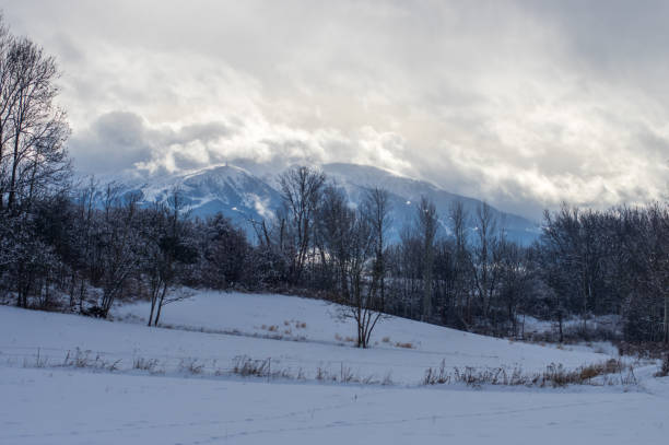 istock Stormy skies and burst of light 1071504708