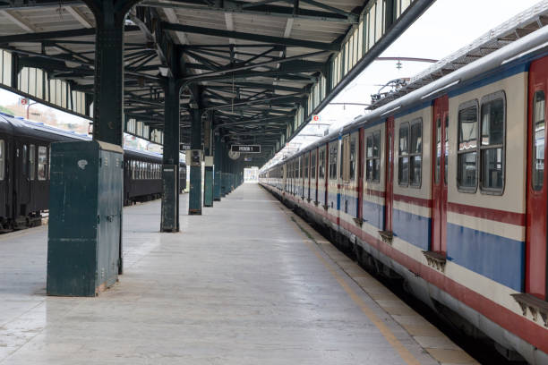istock Commuter train at the railway station 1071511456