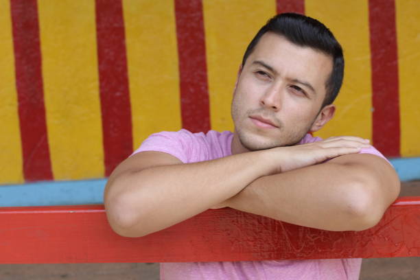 istock Man looking at view from a balcony 1071511512